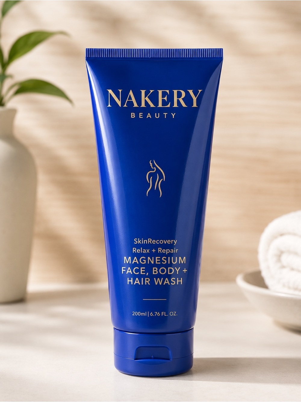 New Nakery Beauty Skin Recovery Relax Repair Magnesium Face Hair Body Wash